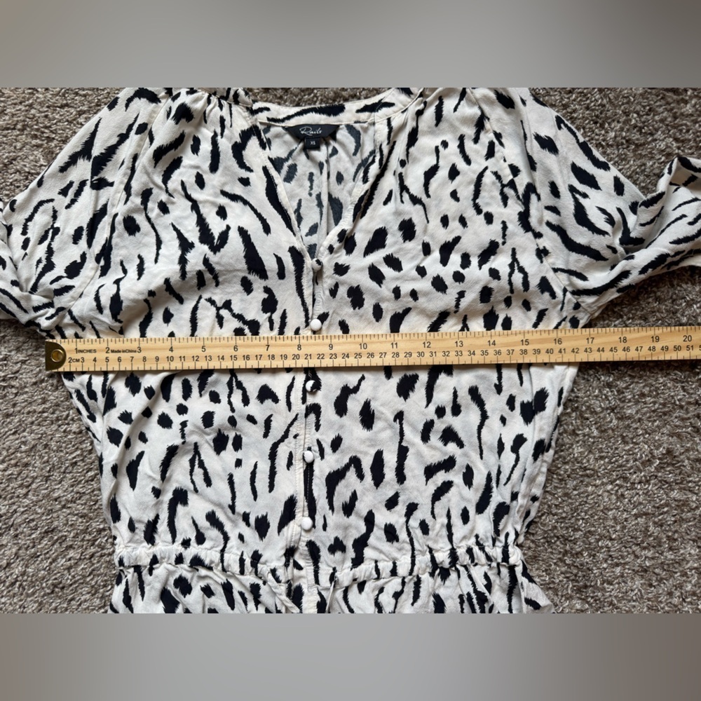 Rails Marti Ivory Cheetah Top Size XS - Picture 12 of 13